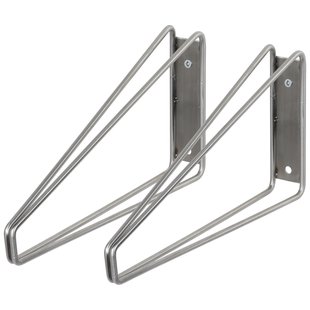 Duraline Plankdrager Dubbel Laag Rvs 24x13,5cm