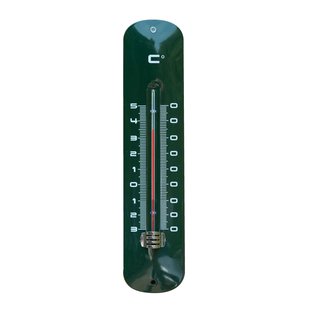 Nature Buitenmuurthermometer Kelvin 19 Groen 30x6,5x1cm
