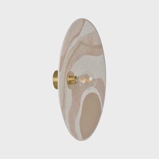 Sonia Laudet Wand Ø60cm malachiet zand MARKET SET - Woonkamer - Designer - Stof - Rond