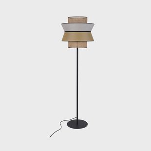 Singapour buitenvloerlamp, honing/zand MARKET SET - Designer - Stof - Met lampenkap