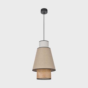 Singapour S hanglamp, nude MARKET SET - Woonkamer - Designer - Stof - 1 lamp