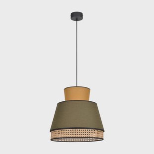 Singapour M hanglamp, kaki/curry MARKET SET - Woonkamer - Designer - Stof - 1 lamp