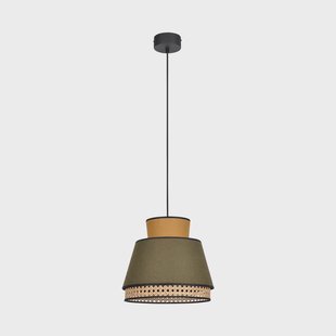 Singapour XM hanglamp kaki/curry MARKET SET - Woonkamer - Designer - Stof - 1 lamp
