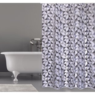 Msv Douchegordijn Calula Grijs 180cm