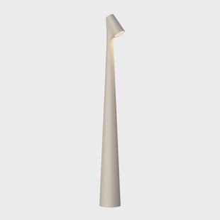 Africa Portable, lichtbeige, hoogte 45 cm, led, accu Vibia - Woonkamer - Designer - Metaal