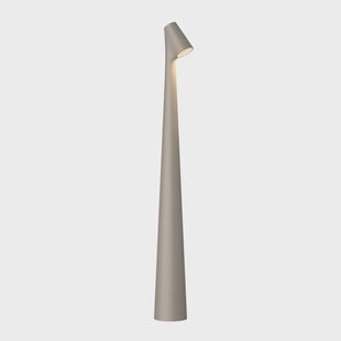 Africa Portable, donkerbeige, hoogte 45 cm, led, accu Vibia - Woonkamer - Designer - Metaal