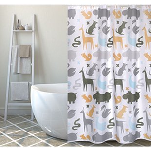 Msv Douchegordijn Noe Multikleur 180cm