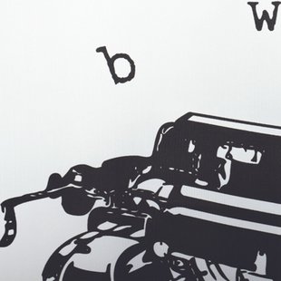 Msv Douchegordijn Love Zwart 180cm