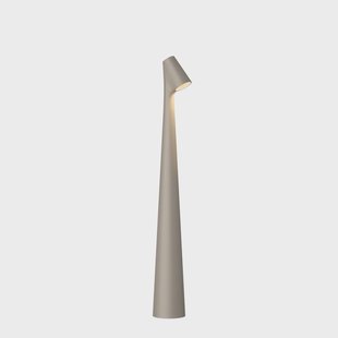 Africa Portable, donkerbeige, hoogte 40 cm, led, accu Vibia - Woonkamer - Designer - Metaal