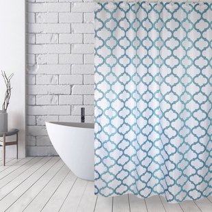 Msv Douchegordijn Hanko Blauw 180cm