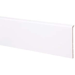 Cando Overzetplint Cubic - Mdf - Wit - 240cm - 18x130mm