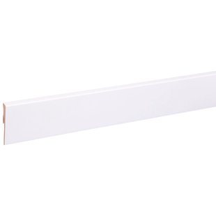 Cando Hoge Plint Cubic - Wit - 240cm - 9x58mm