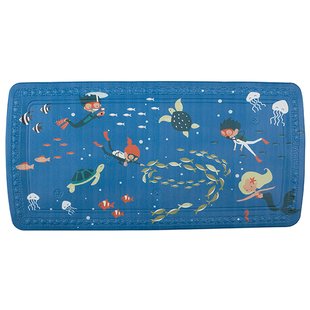 Spirella Antislip Badmat Scuba Diver - Multi - 71x36cm