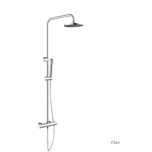 Aquavive Regendouche - Kobuk - Zilver - Met Thermostatische Kraan