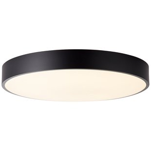 Brilliant Plafondlamp Slimline Zwart ⌀49cm 60w