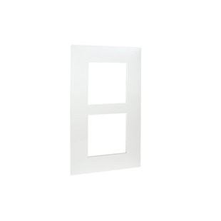 Legrand Vanela Next Dubbele Afdekplaat Horizontaal/verticaal Wit 57mm