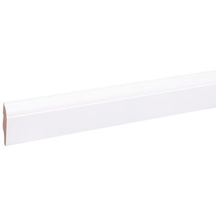 Baseline Hoge Plint Budget Style - Wit - 240cm - 14x60mm