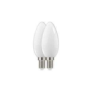 Profile Ledlamp Kaars - D3,5cm - Warm Wit - E14 - 4w - 2 Stuks