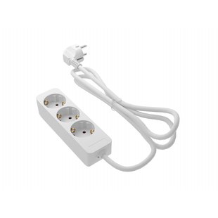 Baseline Stekkerdoos 3-voudig Wit 1,5 Meter