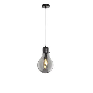 Fischer & Honsel Hanglamp Louis E27 Zwart