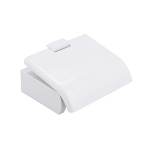 Baseline Toiletrolhouder Baseline - Kunststof - Met Klep - Wit