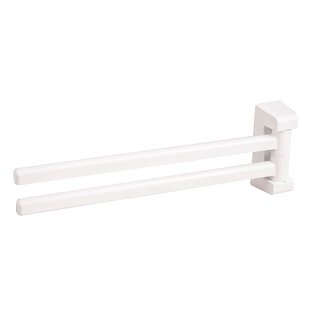 Baseline Handdoekrek 2 Stangen Draaibaar Wit