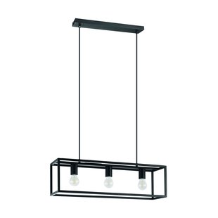 Eglo Hanglamp Blackcrown Zwart 3xe27