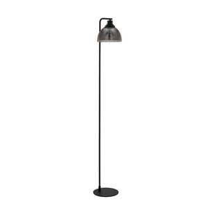 Eglo Vloerlamp Beleser Zwart Rookglas E27
