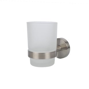 Aquavive Bekerhouder Glas En Satijn