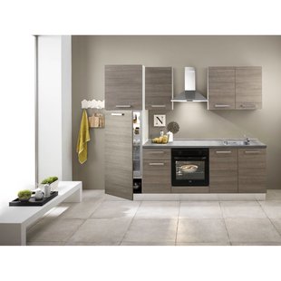 Keukenblok Guilia 250cm Bruin | Inclusief Apparatuur