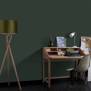 Elle Vliesbehang Velvet Uni Groen