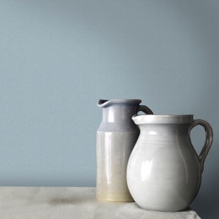 Decomode Vliesbehang Basic Glitter - Blauw - 10,05 M X 52 Cm