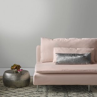 Decomode Vliesbehang Basic Glitter - Lichtgrijs - 10,05m X 52cm