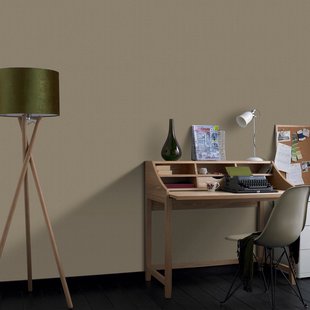 Decomode Vliesbehang Basic Glitter - Taupe - 10,05 M X 52 Cm