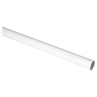 Gordijnroede Wit Mat 160cm