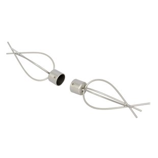 Decomode Knop Cube Wit Mat 2 Stuks 28mm