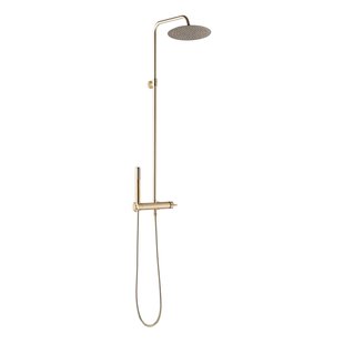 Essebagno Regendouche - Luisa - Goud - Waterbesparend - Met Thermostatische Kraan