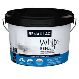 Renaulac Muur & Plafond Muurverf - Zijdeglans - Wit - 2,5l