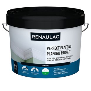 Renaulac Perfect Plafond Muurverf - Mat - Wit - 10l
