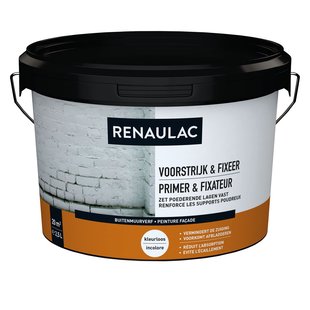Renaulac Voorstrijk & Fixeer Muurverf - Mat - Kleurloos - 2,5l