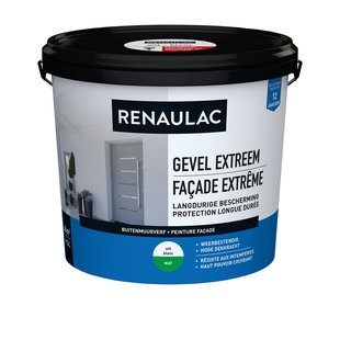 Renaulac Buitenmuurverf Gevel Extreem Mat Wit 5l