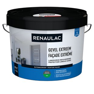 Renaulac Buitenmuurverf Gevel Extreem Mat Antraciet Mat 10l