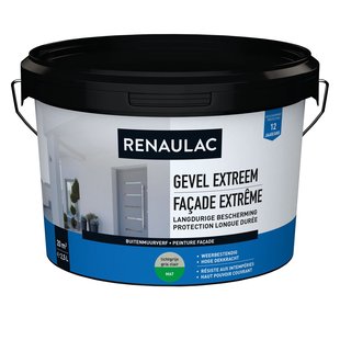 Renaulac Gevel Extreem Muurverf - Mat - Lichtgrijs - 2,5l