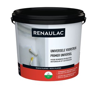 Renaulac Voorstrijk Universeel Wit 5l