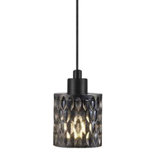 Nordlux Hanglamp Hollywood Zwart Gerookt Glas ⌀11cm E27