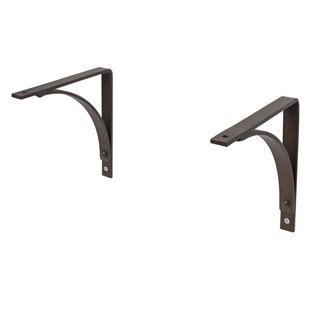 Duraline Plankdrager Arch Industrieel Zwart 19x19cm - 2 Stuks