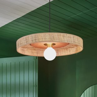 Portinatx hanglamp Ø50cm terracotta - MARKET SET - Woonkamer - Designer - Keramiek - 1 lamp