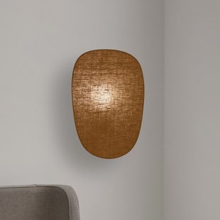 Screen 70's wandlamp hoogte 40 cm curry textiel Screen 70's MARKET SET - Gang / Hal - Stof - Rond
