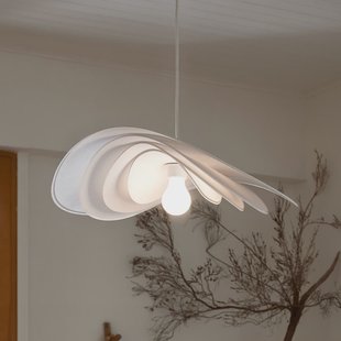 Selenitis hanglamp, Ø 56 cm MARKET SET - Slaapkamer - Designer - Papier / Karton - 1 lamp