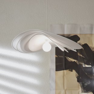 Selenitis hanglamp, Ø 78 cm MARKET SET - Slaapkamer - Designer - Papier / Karton - 1 lamp